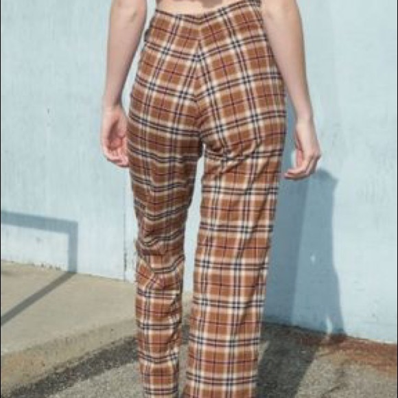 Brandy Melville Plaid Pants - Picture 1 of 4
